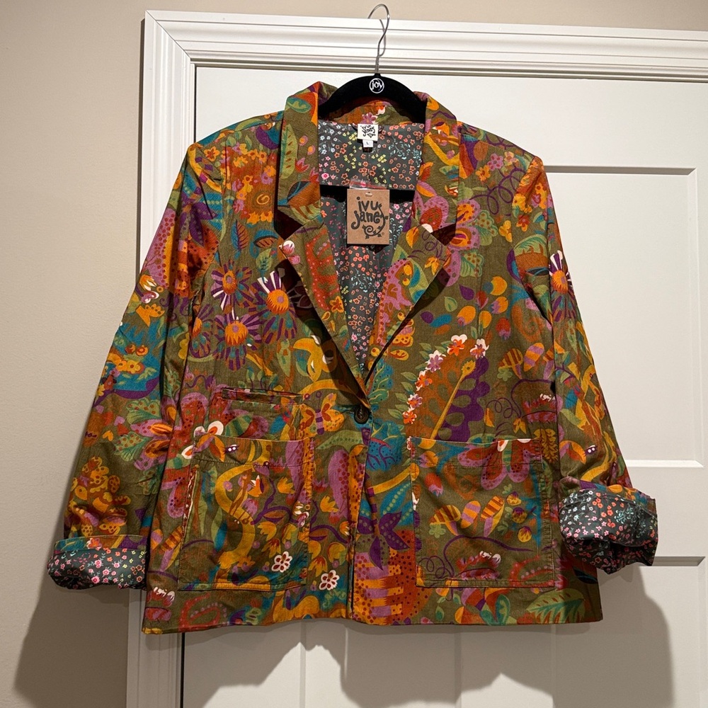 Ivy Jane Multicolor Floral Jacket